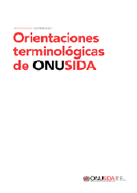 Orientaciones terminológicas del ONUSIDA